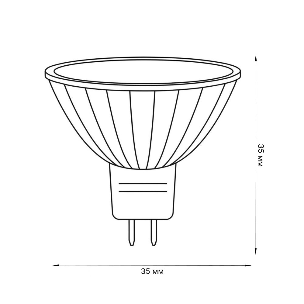 MR-11-35-GU4 Лампа галогенная Картонная коробка