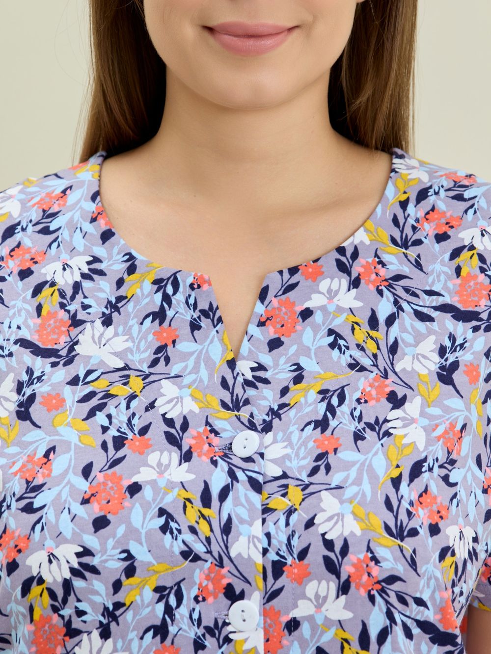 Халат Рейна Виотекс СЕРО-ГОЛУБОЙ