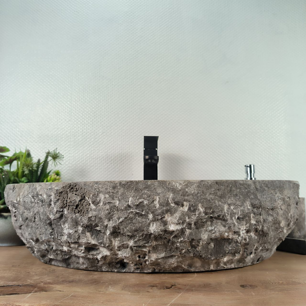 Раковина из мрамора Erozy Grey EM-64668 61*42*15 0189