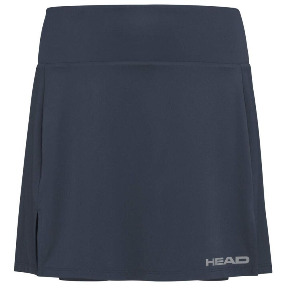 Теннисная юбка Head Club Basic Skort Long - небесный