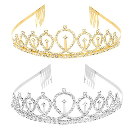 Ободок-корона из металла «Мисс Совершенство»