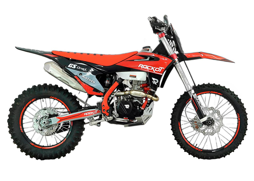 Мотоцикл эндуро ROCKOT GS1-L Hotred (300сс, 176МN, 21/18)