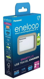 Зарядное устройство Panasonic Eneloop SmartPlus USB Travel Charger BQ-CC87 + 4шт АА 2000 mAh