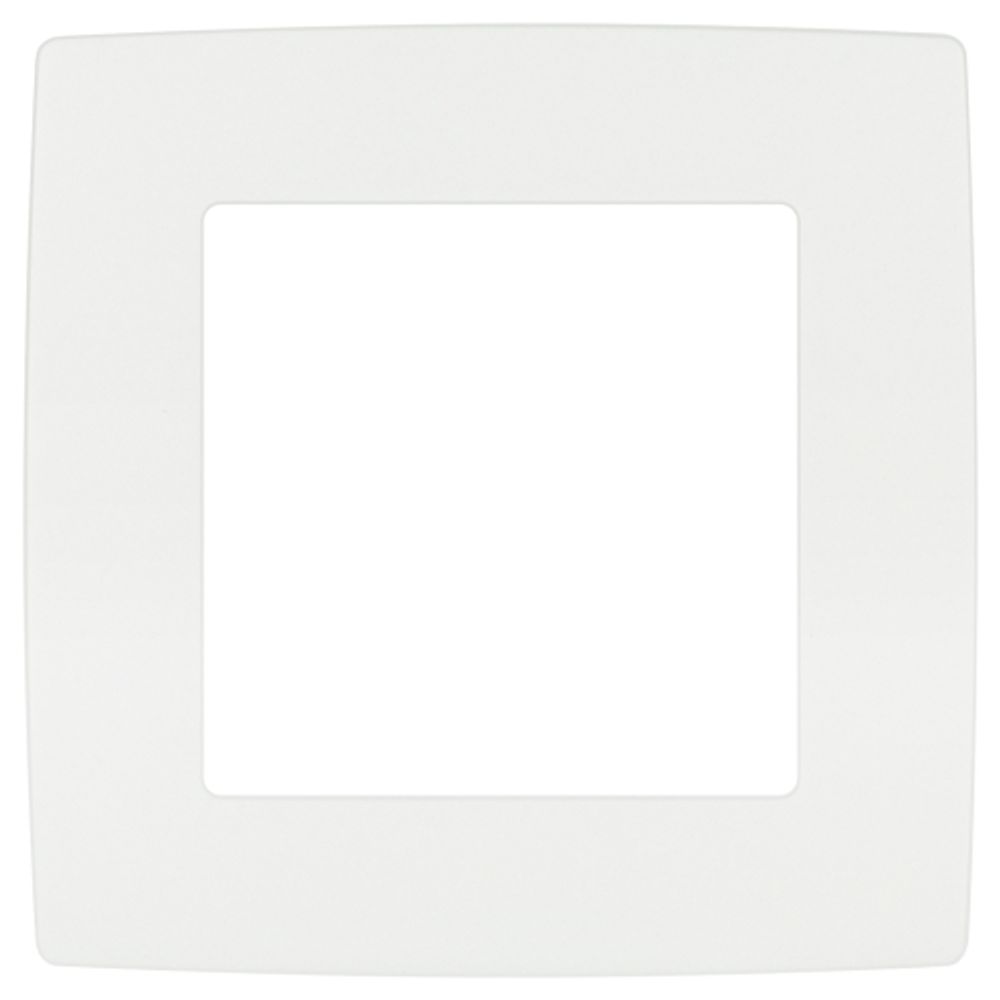Рамка для розеток и выключателей ЭРА Серия 12 12-5001-01М на 1 пост, белый матовый