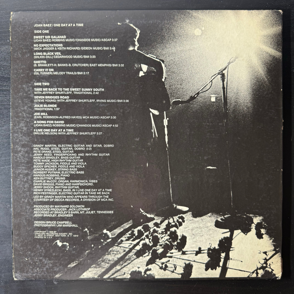 Joan Baez ‎– One Day At A Time (США 1970г.)