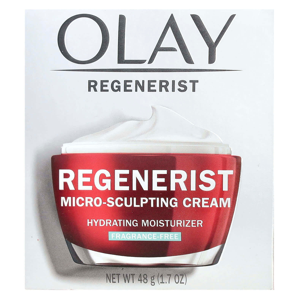 Olay, Regenerist, крем для микромоделирования, без отдушки, 48 г (1,7 унции)