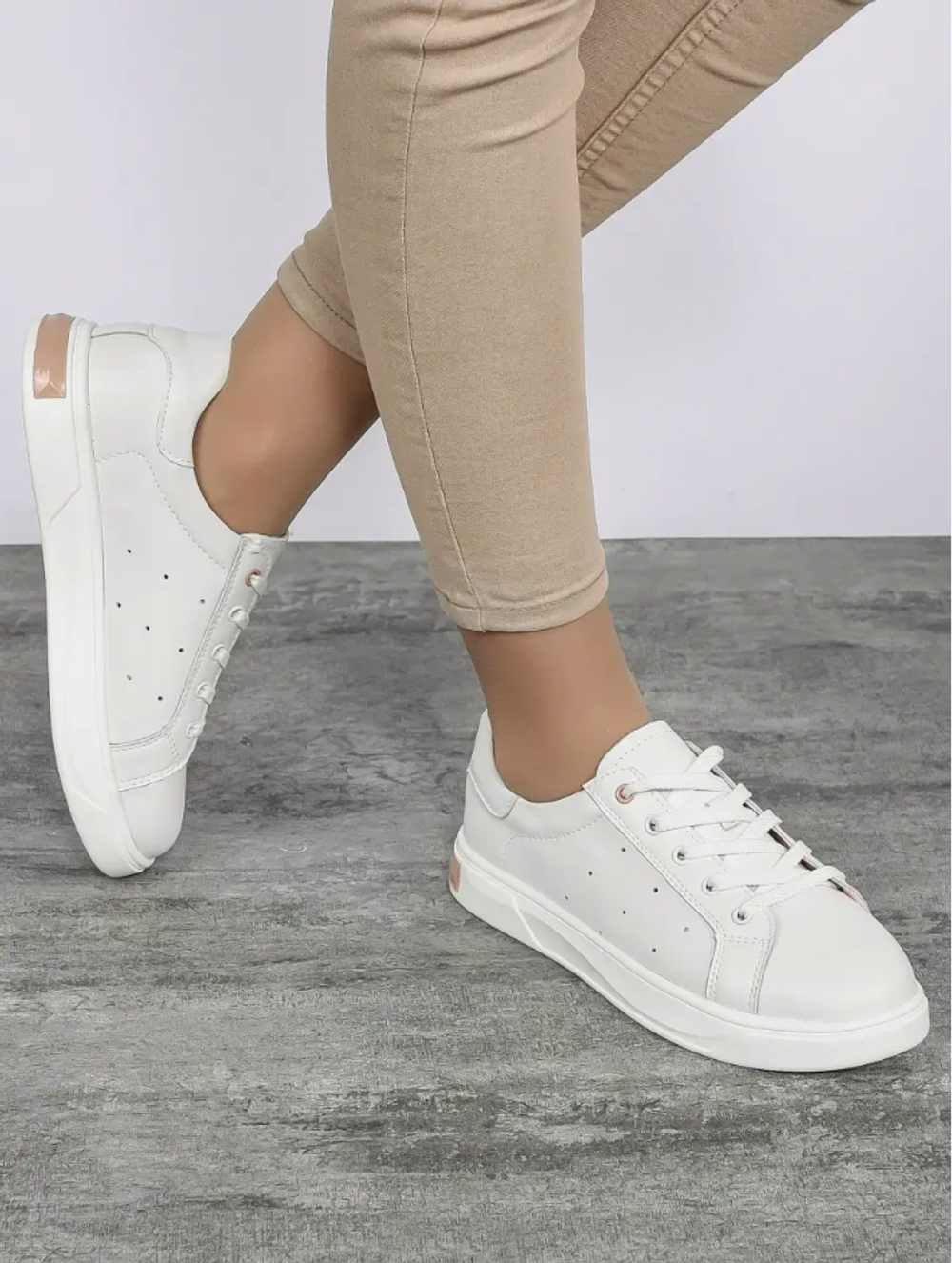 Кеды женские летние натуральная кожа