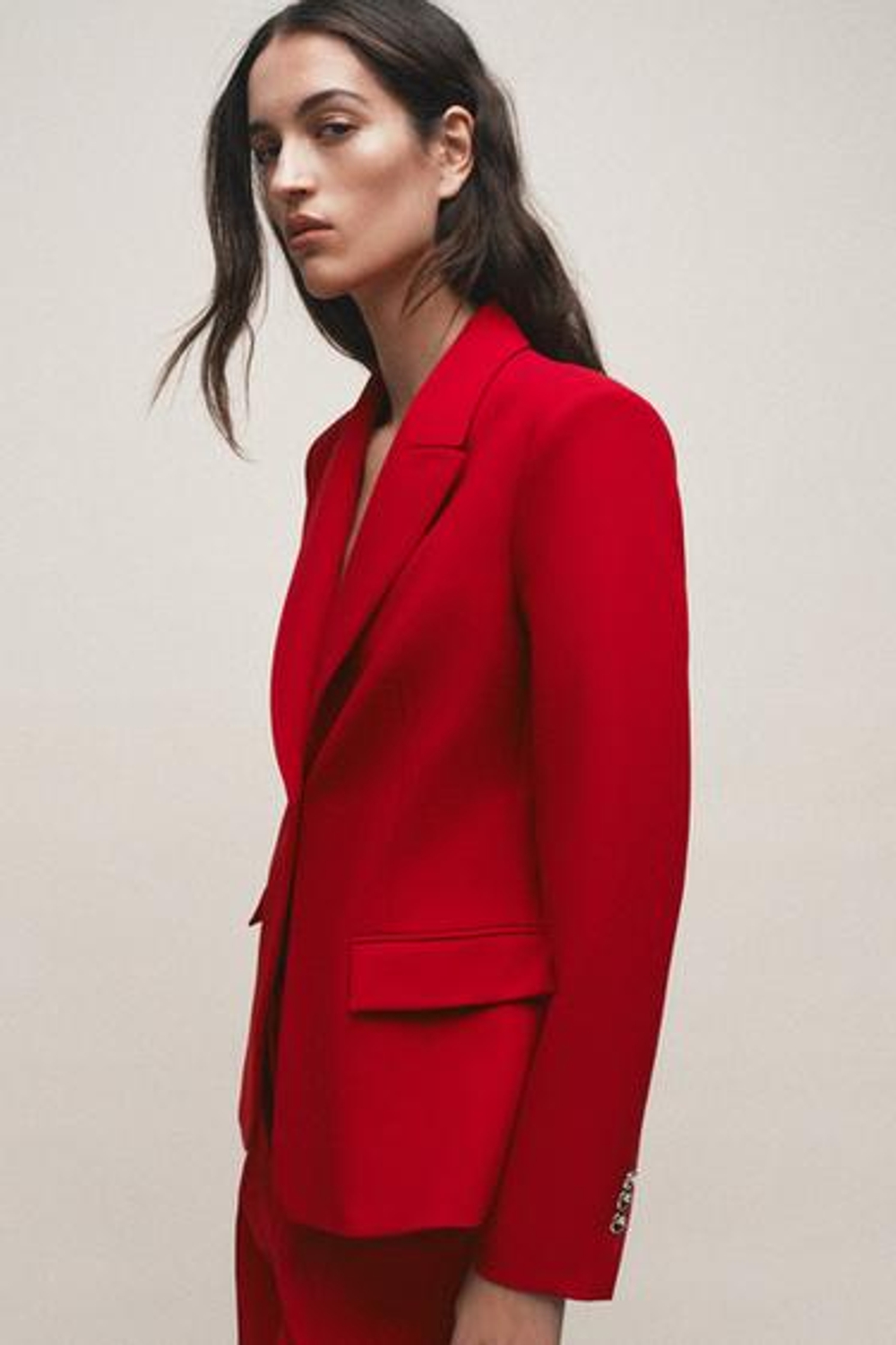 Блейзер с зауженным кроем - ZARA