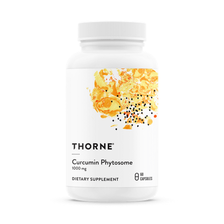 Thorne Research, Фитосома куркумина, Curcumin Phytosome (Meriva 500-SF), 60 капсул