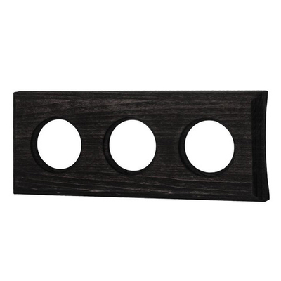Рамка 3 постовая (Угольно-черный на бревно 280 мм) С.М. BF4C28-630-119