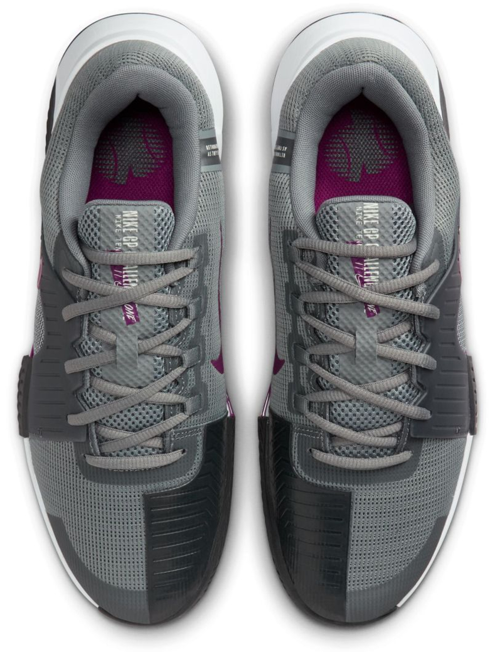 Мужские кроссовки теннисные Nike Zoom GP Challenge 1 - серый