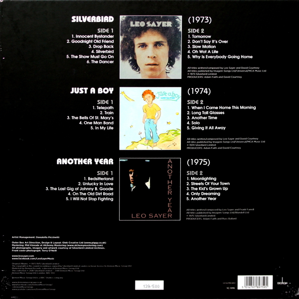 Leo Sayer / The London Years 1973-1975 (3LP)
