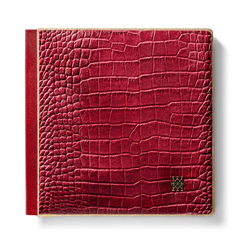 Photobook 15х15 eco-leather &quot;Rosso&quot;