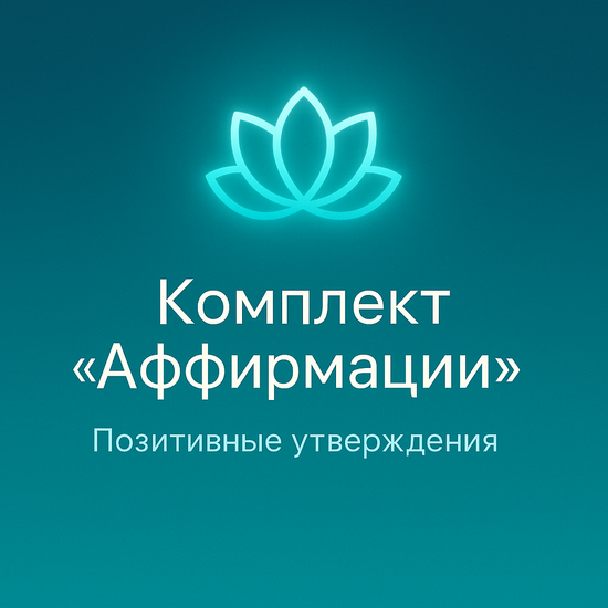 Комплект "Аффирмации"