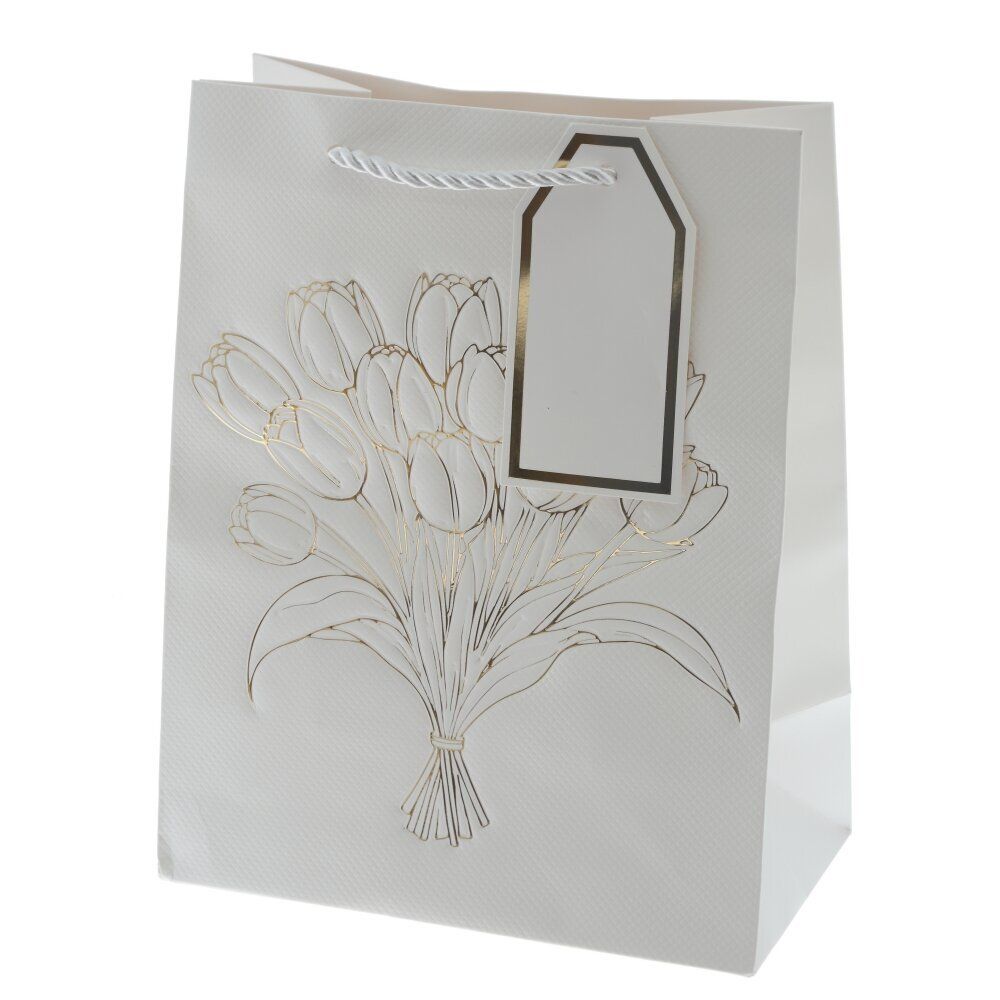 GAEM Пакет подарочный S (бумага 210г/м2, блок 12шт), L18 W10 H23 см, 4в.