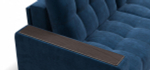 Диван Босс Гранд Велюр Монолит синий