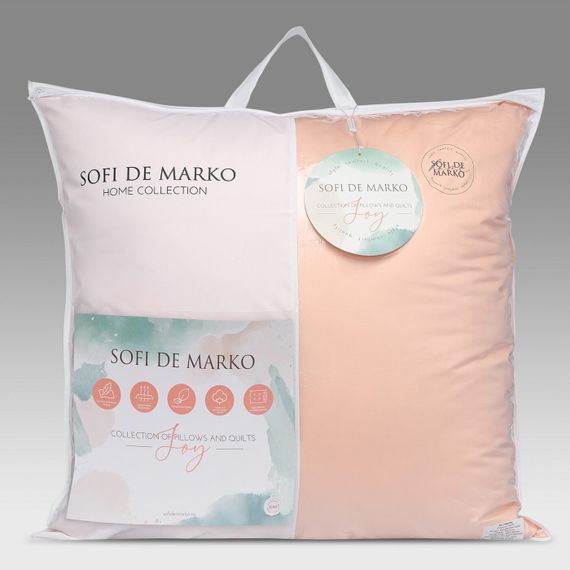 Joy (персик) Подушка 70х70