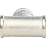 Тройник STOUT ВВ 1/2" никель