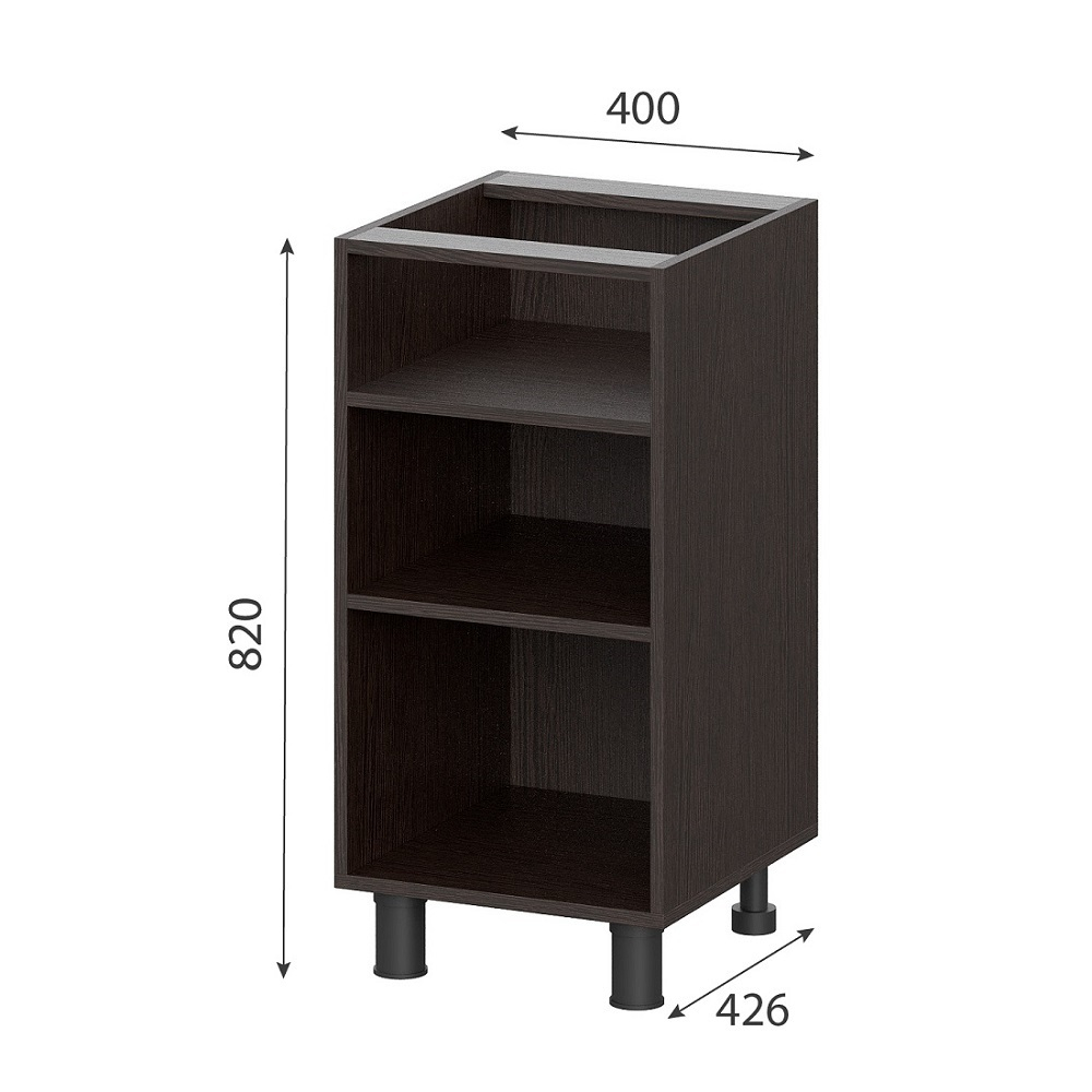 Стол открытый с полками 0,4 м Берген 4с0