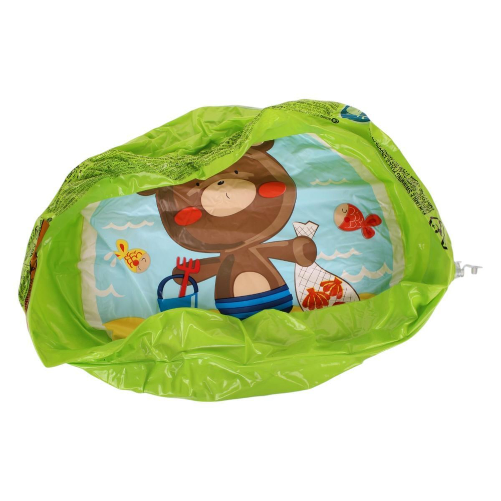 Бассейн надувной "Морские обитатели" 61*15см, цв. зеленый 533013 (Intex)