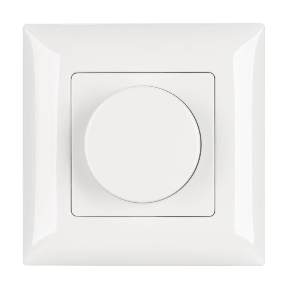 Панель SMART-P14-DIM-P-IN White (230V, 1.5A, 0/1-10V, Rotary, 2.4G) (Arlight, IP20 Пластик, 5 лет) 033010