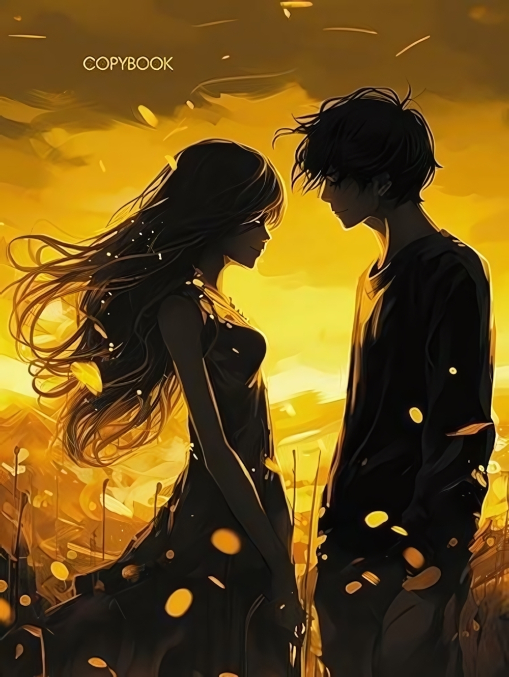 Тетрадь на гребне 48л. блестки "Романтика" (Апплика)