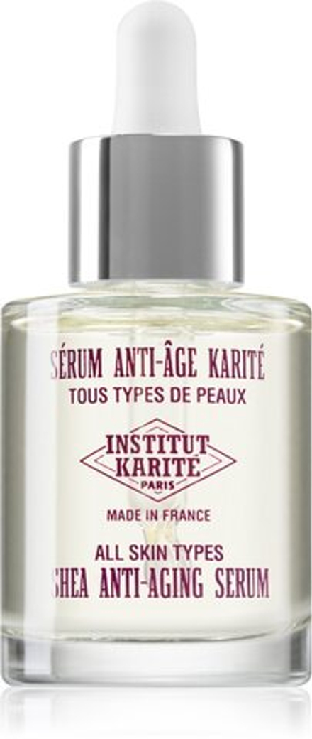 Institut Karite Paris Shea Anti-Aging Serum - питательная и увлажняющая антивозрастная сыворотка /   30  ml  / GTIN 3760091905888