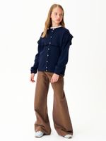 Кардиган для девочки AT1423 синий