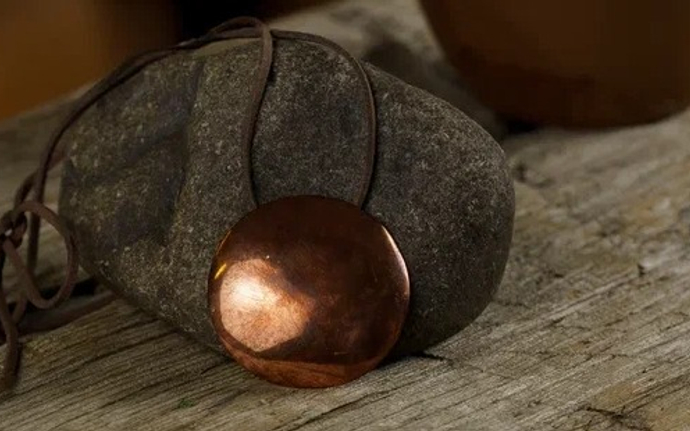 Кулон круг оберег "Зеркало"