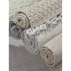 Ковер светло-серого цвета из коллекции Ethnic, 70х160 см