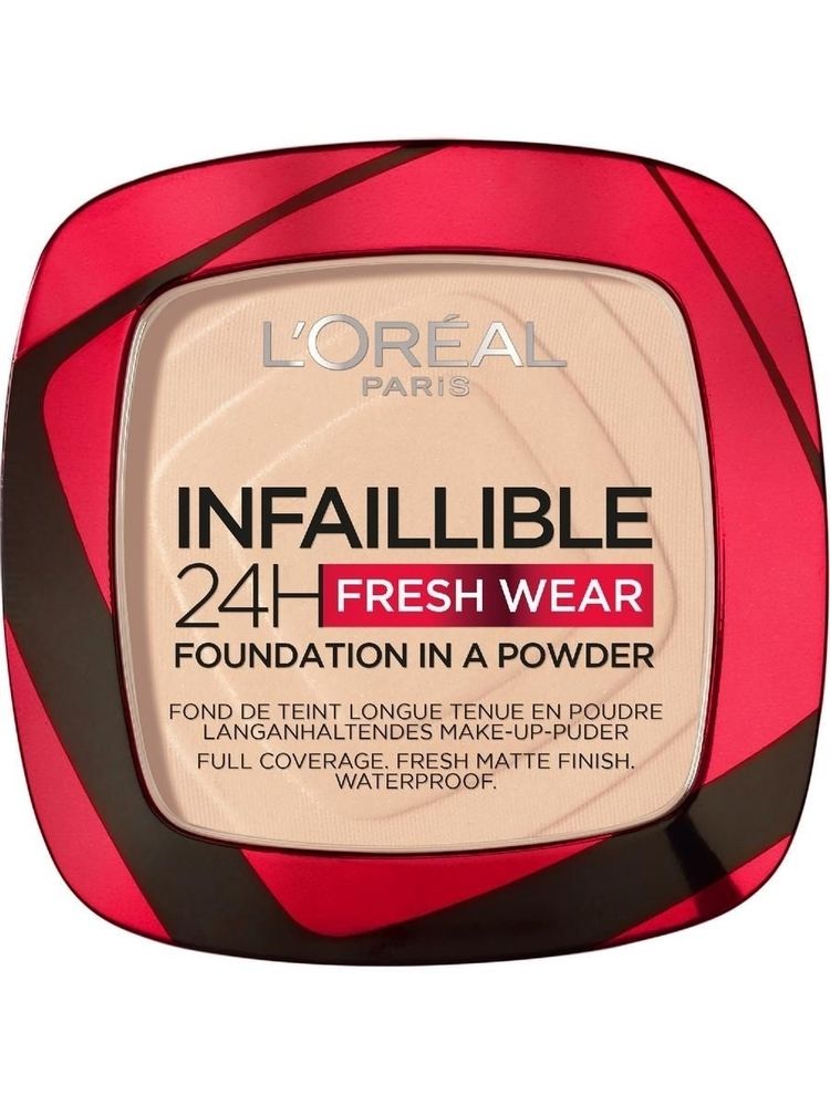 L&#39;Oreal Paris Пудра для лица Infaillible 24H Fresh Wear, тон №20, Слоновая кость, 30 мл