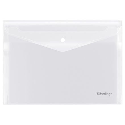 Папка-конверт на кнопке А4, Berlingo No Secret, 200мкм, матовая