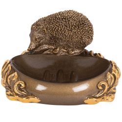 Мыльница Ежик Барб Бронза