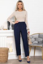 Брюки на резинке Инди (темно-синие) Б15022-8М LT Collection