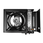 Газ. плита Helios HS-BDZ-155-B в кейсе с переходником 2.1кВт 155г/ч 1.21кг