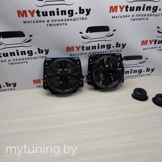 Передние фары внешние VW Golf 2 smoke