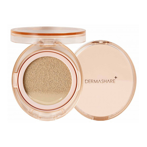 Тональный кушон с матовым финишем Оттенок #23 Песочный Dermashare Vegan Long Lasting Air Fixing Cover Cushion Sand 12г