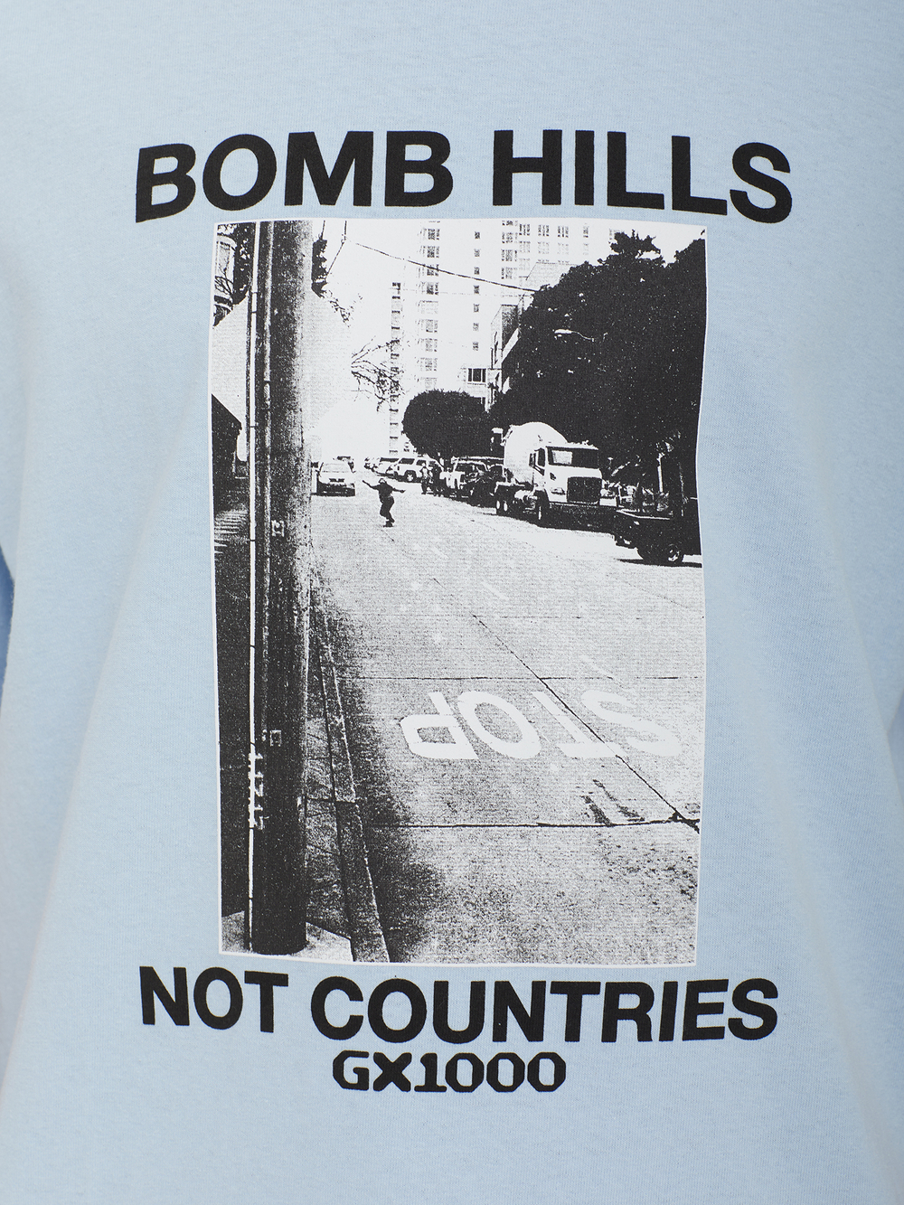 Мужская Футболка Bomb Hills Not Countries