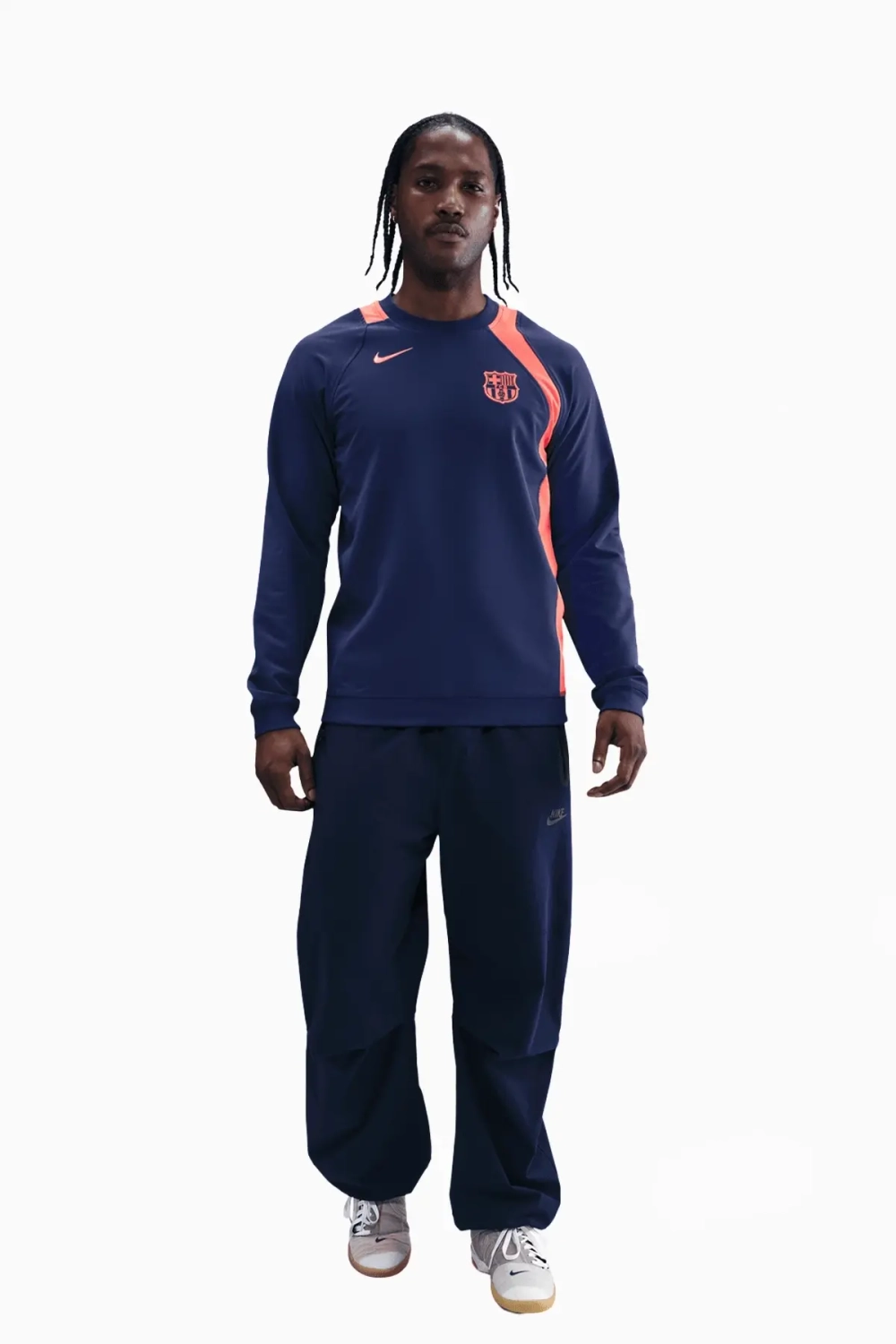 Кофта Nike FC Barcelona 25/26 Total 90 Crew - темно-синий