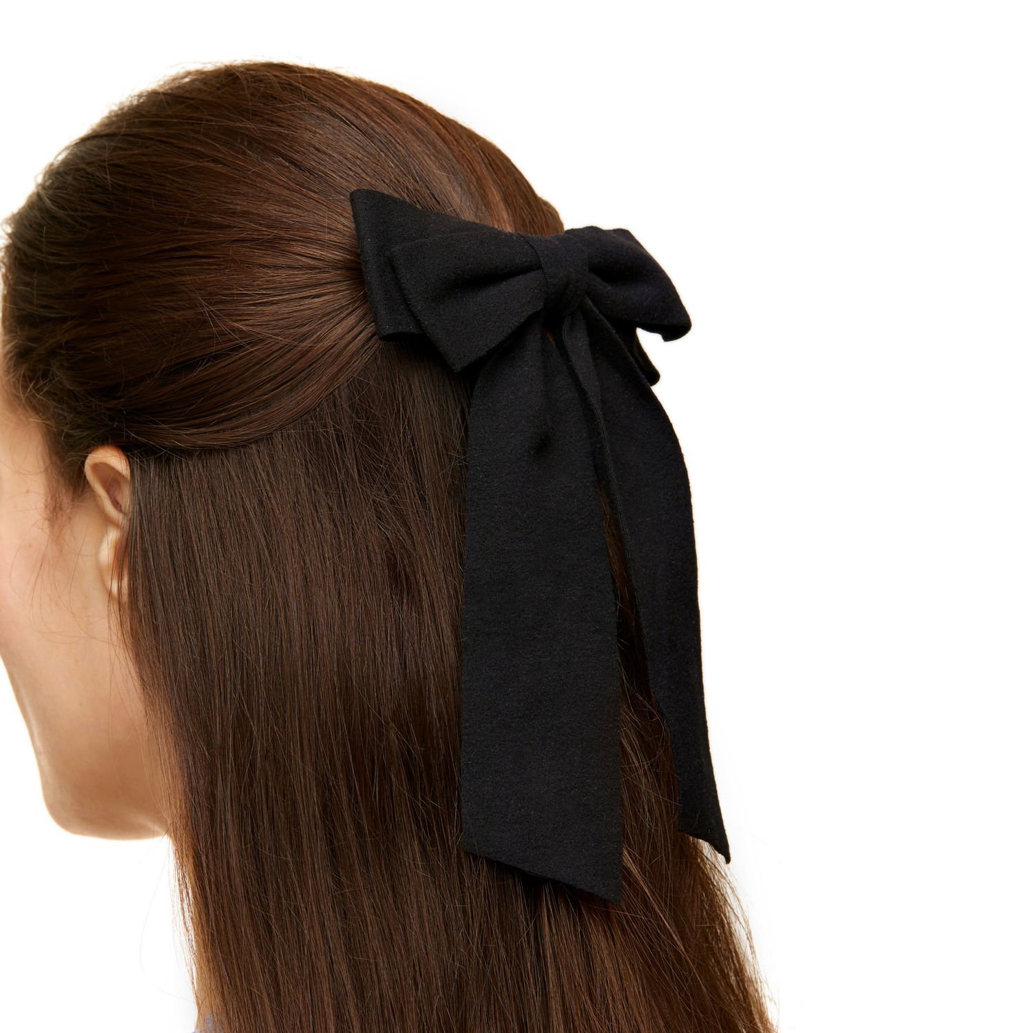 Заколка Ribbon Bow Hair Clip – Black