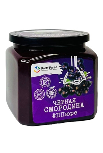 Пюре замороженное Черная смородина Proff Puree 500 г