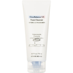 Etude House Cica Balance 5.5 Foam Cleanser пенка для умывания с мадекассосидом