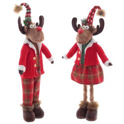 GAEM Игрушка набивная "Олень" (телескоп ноги), L29 W17 H98/48 см, 2в.