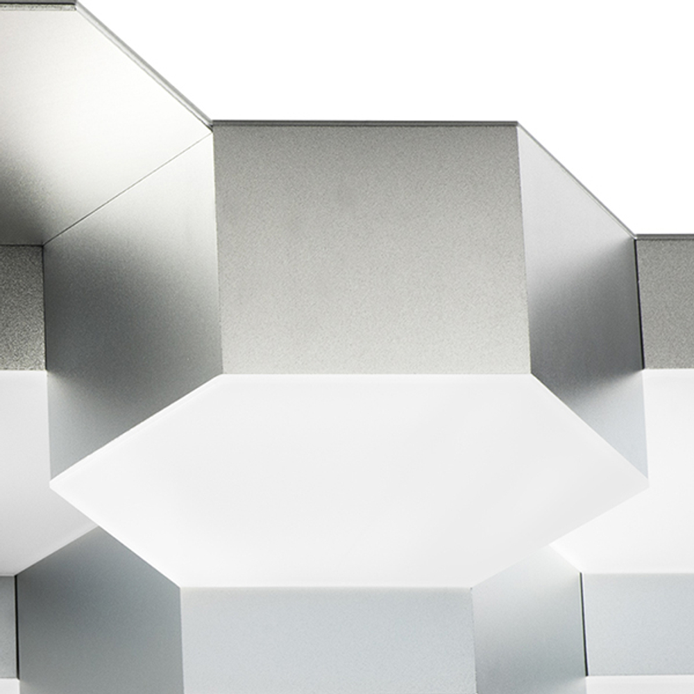 750162 Люстра потол FAVO LED-80W 3840LM Серебро 3000K