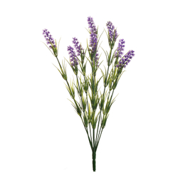 Веточка лаванды искусственная с 9 цветками 46см Garda Decor 8J-12MB0001