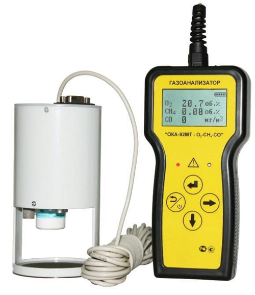 ОКА-92Т газоанализатор кислорода и токсичных газов многокомпонентный переносной