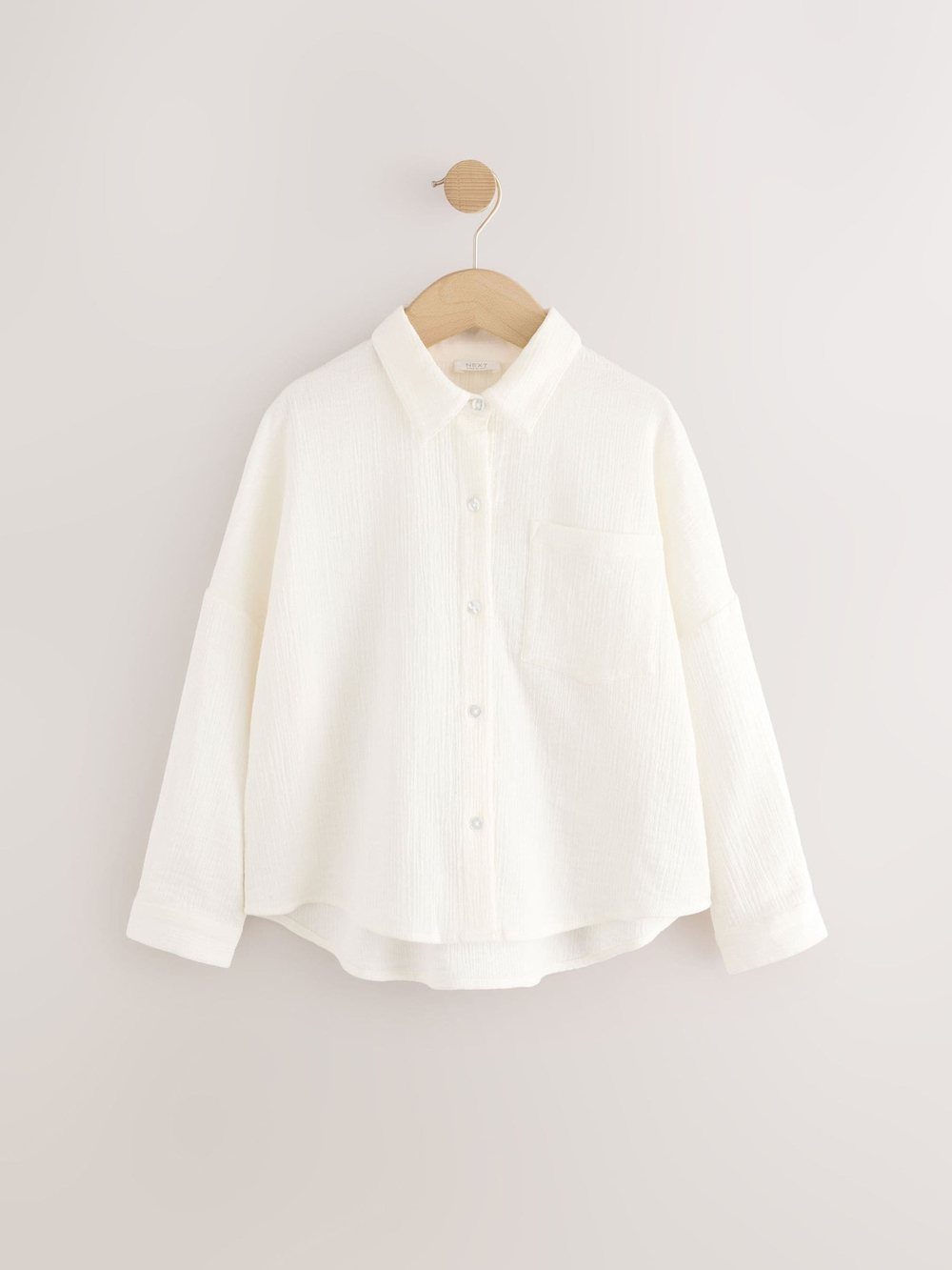 Рубашка для девочки Next AJ9-734, Белый