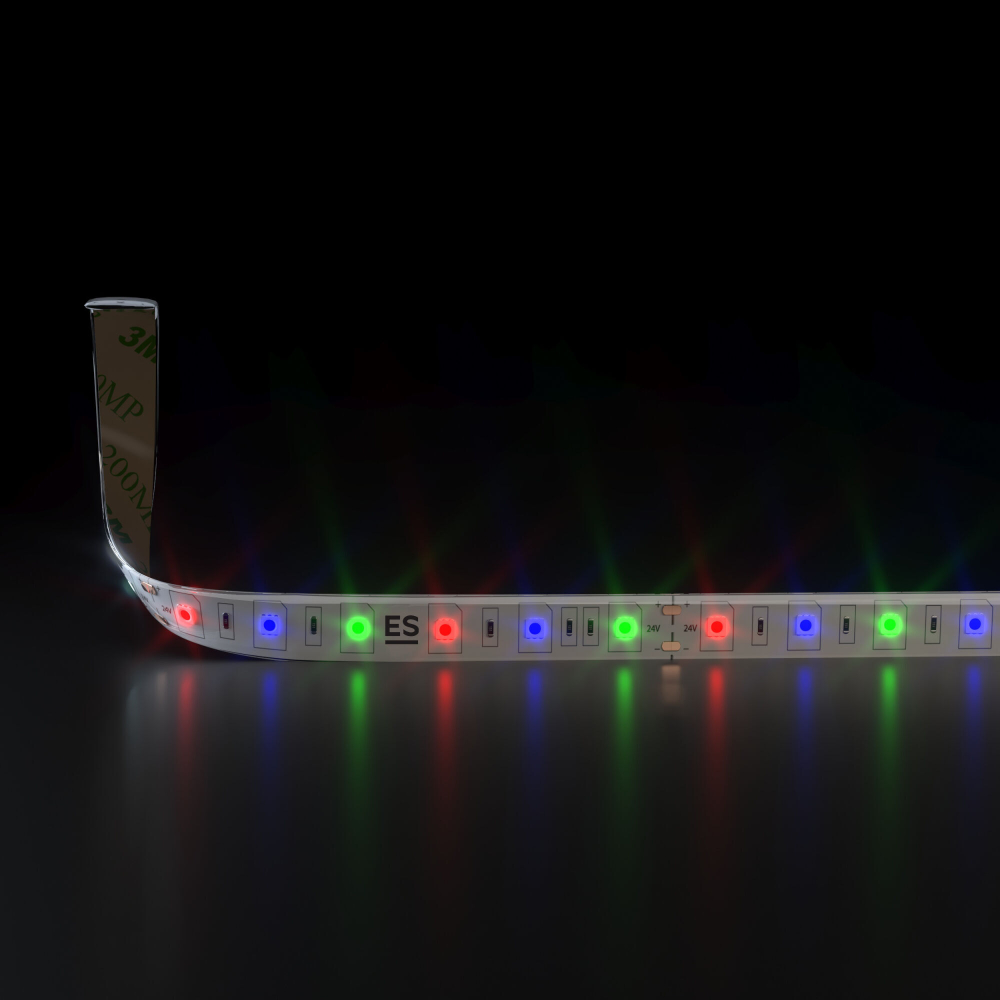 Светодиодная лента Лента светодиодная 24V 14,4W 60Led 5050 IP65 RGB, 5м