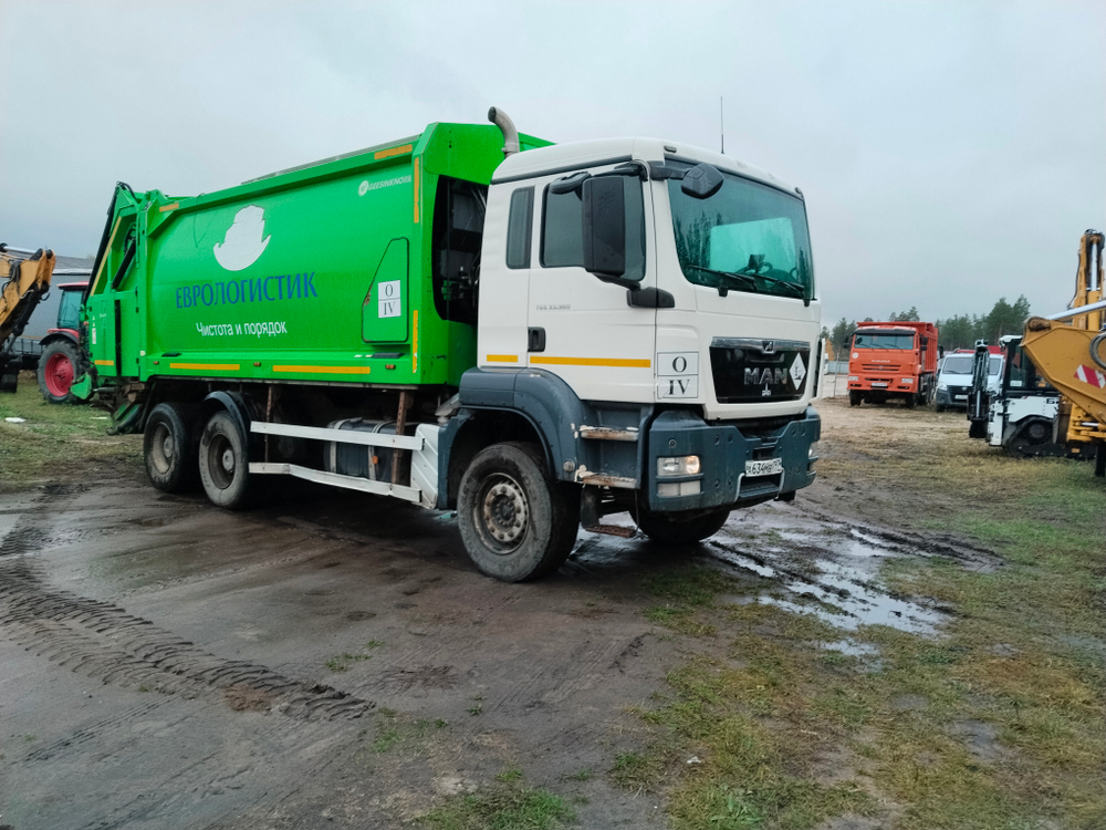 Завод специальной техники GPM* на шасси MAN TGS 6x4 Мусоровоз GPM IV 22H25P (Дизельный, 10,5 л, 360