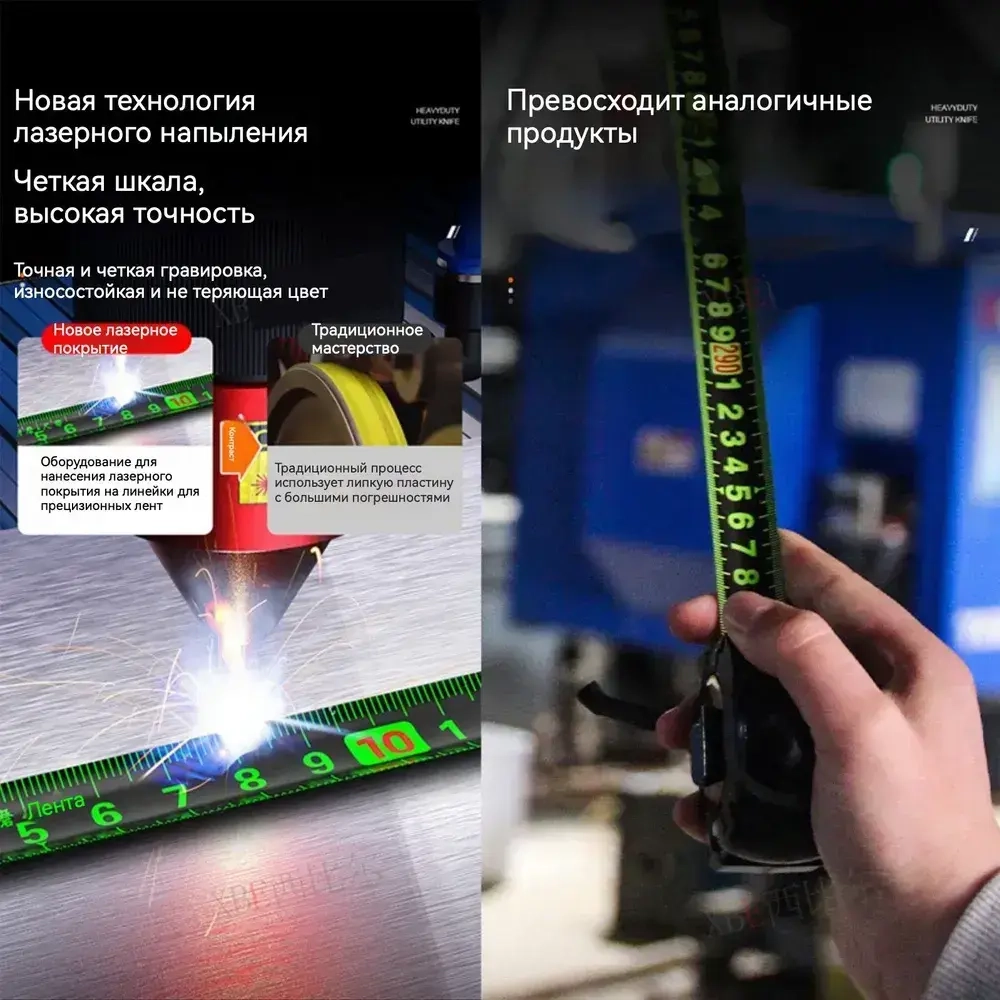 Измерительная рулетка Строительная 5м x 19мм